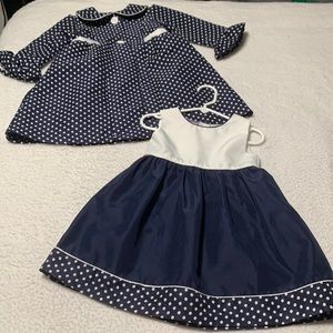 BlueBeri Boulevard Toddlers Dress and Coat, EUC (Wore Once), Size 3T